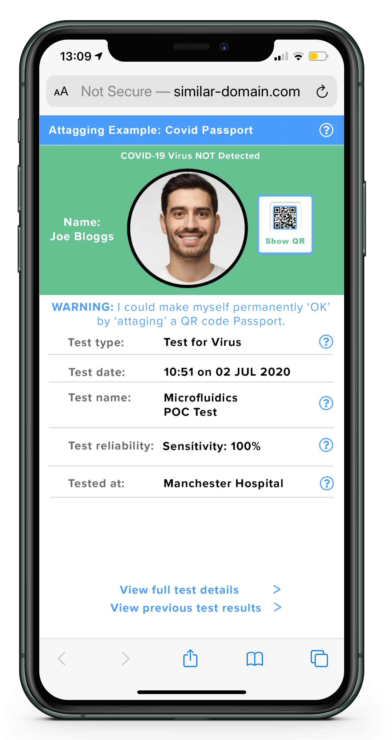 QR Code Attagging