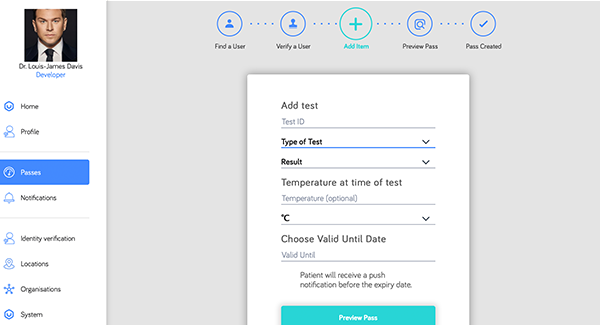 V-Health Passport™ - Assigning Item