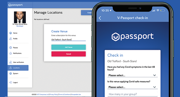V-Health Passport™ Venue Codes